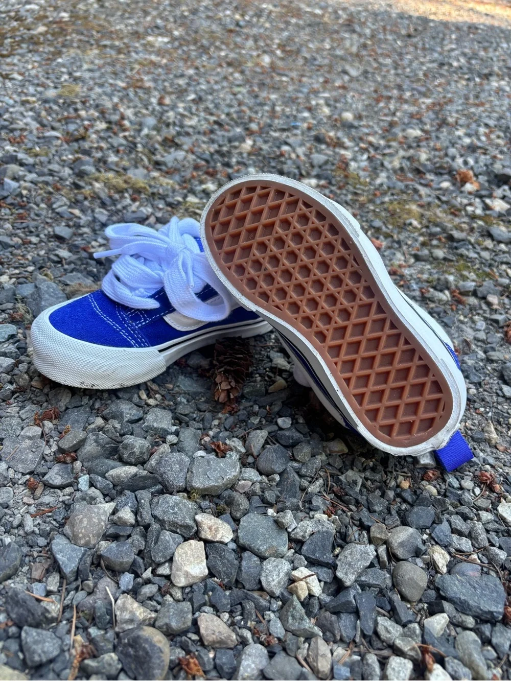 Kids Vans Blue Old-School Sneakers
